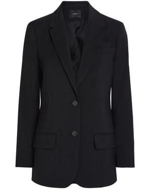 JOSEPH Jackie Stretch-Wool Blazer - Black