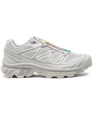 Salomon Xt-6 Panelled Mesh Trainers - White