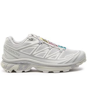 Salomon Xt-6 Paneled Mesh Sneakers - White