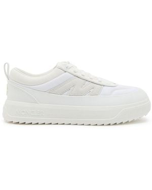 Moncler Altive Quilted Leather Trainers - White