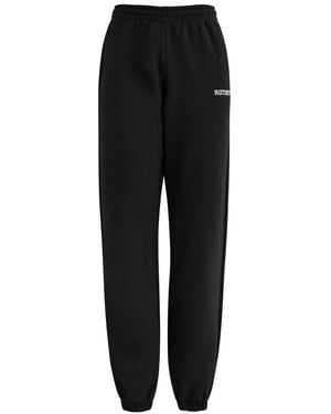 ROTATE SUNDAY Logo Cotton Joggers - Black