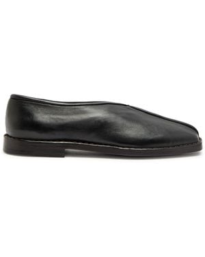 Lemaire Leather Loafers - Black