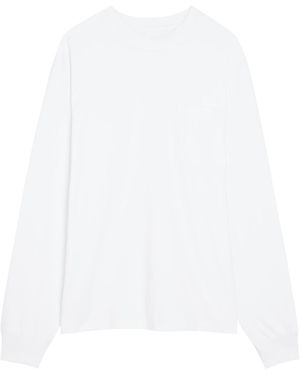 ARMARIUM Vito Long-Sleeve Cotton T-Shirt - White