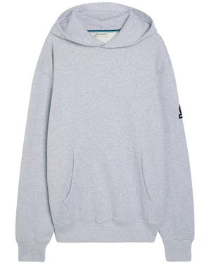 Sandbanks Logo-Appliquéd Hooded Cotton Sweatshirt - Grey