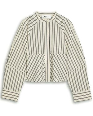 Day Birger et Mikkelsen Springer Striped Seersucker Shirt - Natural