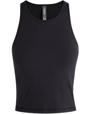 Vuori Pose Plyo Ribbed-Knit Tank - Blue