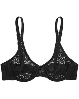Wacoal Halo Lace Underwired Bra - Black