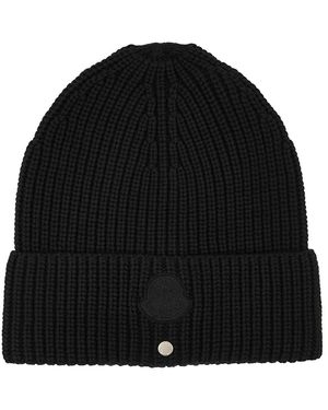 Moncler 6 1017 Alyx 9Sm Ribbed-Knit Beanie - Black