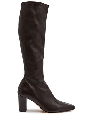 Jude Memo 75 Leather Knee-High Boots - Black