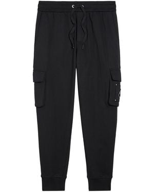 Moose Knuckles Hartsfield Tapered-Leg Cotton Cargo Sweatpants - Black