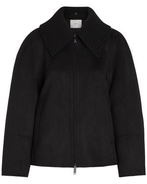 JOSEPH Cooksey Wool And Cashmere-Blend Jacket - Black