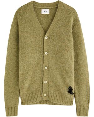 NN07 Kyle Alpaca-Blend Cardigan - Green