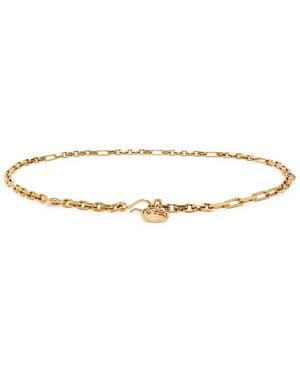 Etro Logo-Engraved Chain Belt - Metallic
