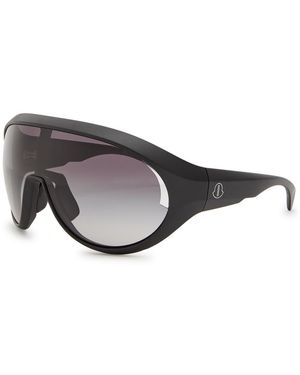 Rick Owens X Moncler Wrap-Around Sunglasses - Grey