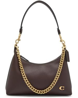 COACH Juliet 25 Leather Shoulder Bag - Grey