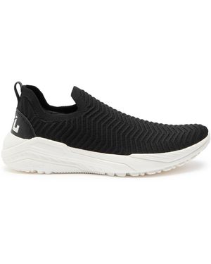 Athletic Propulsion Labs Techloom Traveller Herringbone-Knit Trainers - Black