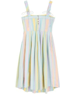 Free People Primavera Stripe Cotton Midi Dress - White