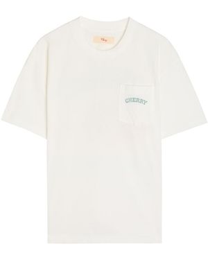 CHERRY LA Palamino Printed Cotton T-Shirt - White