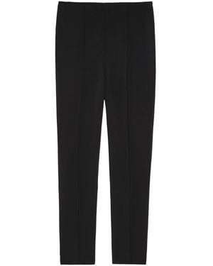 Rohe Pintuck Cigarette-Leg Woven Pants - Black