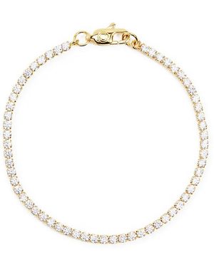 CERNUCCI Tennis Micro Crystal-Embellished Bracelet - White