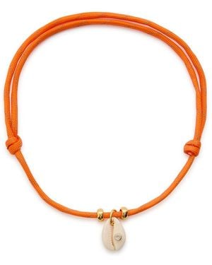 Eliou Cabo Shell Cord Necklace - Orange