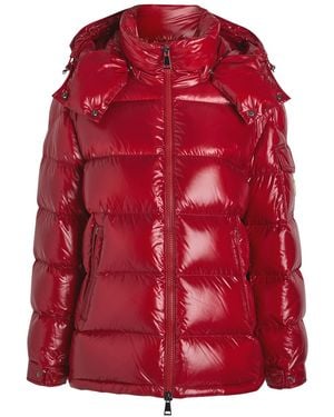 Moncler Maire Hooded Shell Jacket - Red