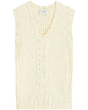 Varley Kay Cable-Knit Vest - Natural