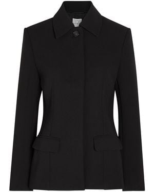 TOTEME Darted Crepe Jacket - Black