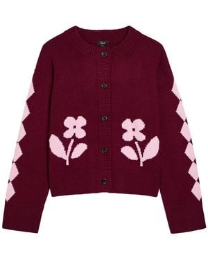 Rails Mavie Embroidered Knit Cardigan