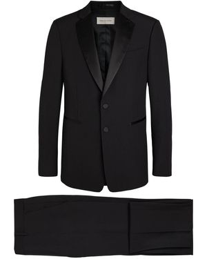 Dries Van Noten Kayne Wool And Silk-Blend Suit - Black