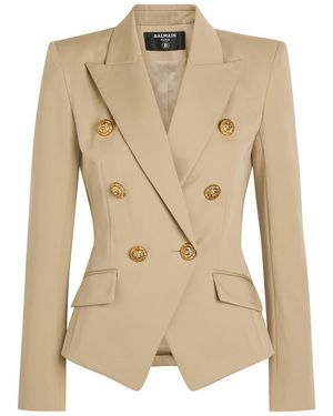 Balmain Garbadine Jacket - Natural