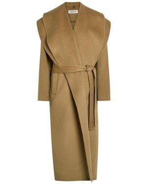 Rohe Double-Faced Belted Wool And Cashmere-Blend Coat - Natural
