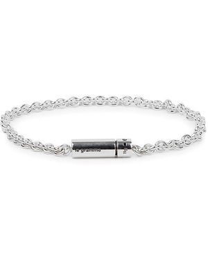 Le Gramme 11g Polished Sterling Chain Bracelet - White