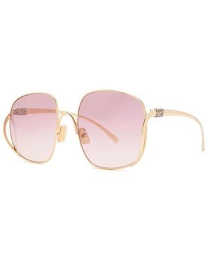 Miu Miu Oversized Square-Frame Sunglasses - Pink