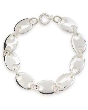 Timeless Pearly Sterling Necklace - White