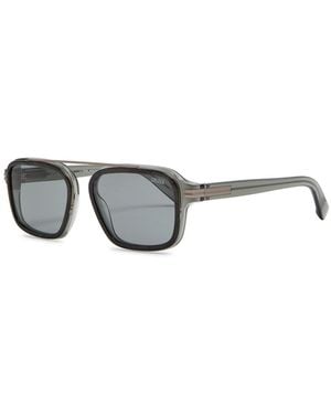ZEGNA Aviator-Style Sunglasses - Grey