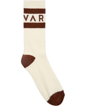 Varley Spencer Logo Terry Socks - White