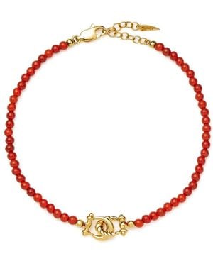 Missoma Lunar New Year Horseshoe Beaded Bracelet - White
