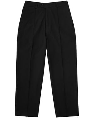About Blank Straight-Leg Woven Pants - Blue