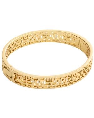 COACH Cut Out C Bracelet - Metallic