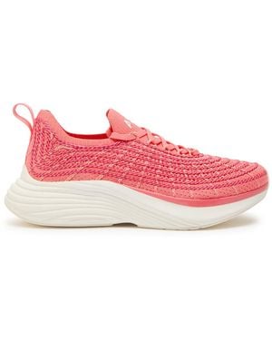 Athletic Propulsion Labs Zipline Embroidered Knitted Trainers - Pink