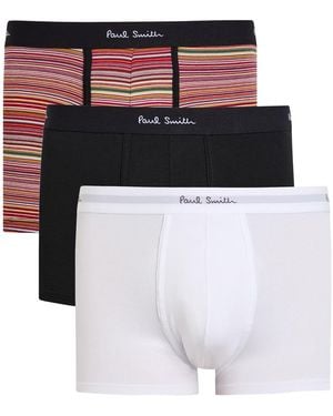 Paul Smith Stretch-Cotton Trunks - White