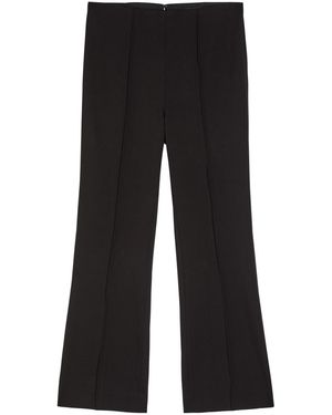Rag & Bone Irina Cropped Flared-Leg Pants - Black