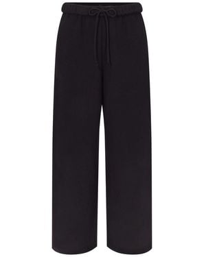 Skims Cotton-Blend Straight-Leg Joggers - Blue