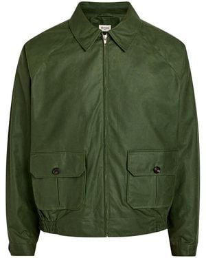 Bode Waxed Cotton Jacket - Green