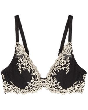 Wacoal Embrace Lace Plunge Bra - Black