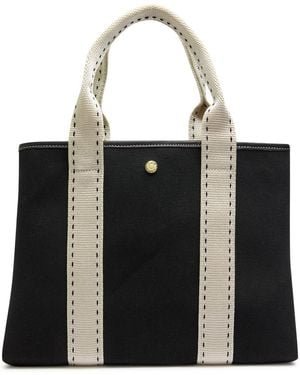 Rue de Verneuil Traversée L Sellier Canvas Tote Bag - Black