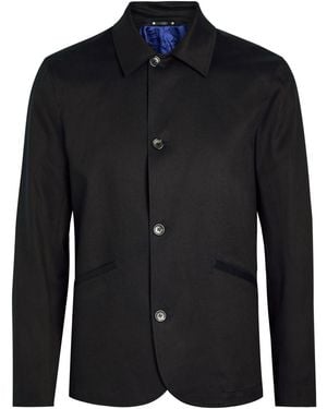 Paul Smith Tailored Lyocell And Cotton-Blend Jacket - Black
