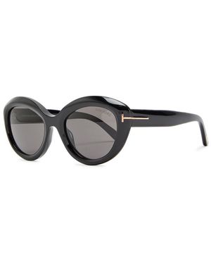 Tom Ford Cat-Eye Sunglasses - Black