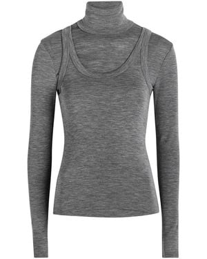 Rohe Layered Wool Top - Gray